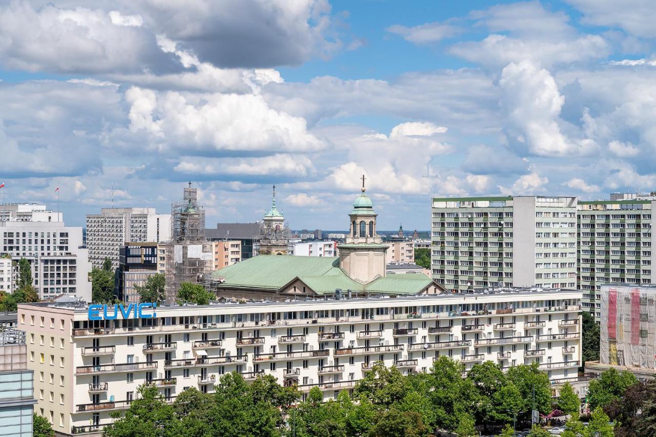 Sliska 3 - Studio - 100M Od Zlotych Tarasow Oraz 200M Od Dworca Centralnego, Piekny Widok Na Panorame Warszawy - Wifi - Smart Tv 55 Cali - Better Rental Varsó Kültér fotó